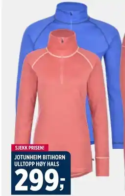 Sport 1 JOTUNHEIM BITIHORN ULLTOPP HØY HALS tilbud