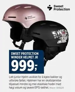 Sport 1 SWEET PROTECTION WINDER HELMET JR tilbud