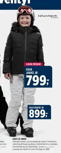 Sport 1 GAIA JAKKE JR tilbud