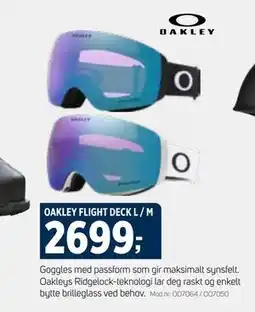 Sport 1 OAKLEY FLIGHT DECK L / M tilbud