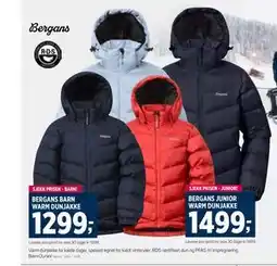 Sport 1 BERGANS BARN WARM DUNJAKKE tilbud