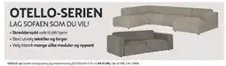 Bohus OTELLO hjørnesofa tilbud