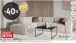 Bohus QUADRATO. hjørnesofa tilbud