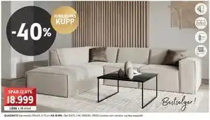 QUADRATO. hjørnesofa