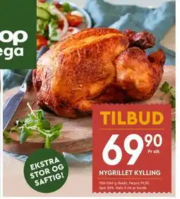 Coop Mega NYGRILLET KYLLING tilbud