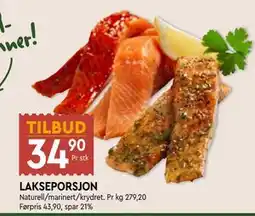 Coop Mega LAKSEPORSJON tilbud