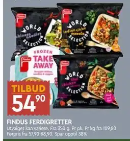 Coop Mega FINDUS FERDIGRETTER tilbud