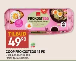 Coop Mega COOP FROKOSTEGG 12 PK tilbud