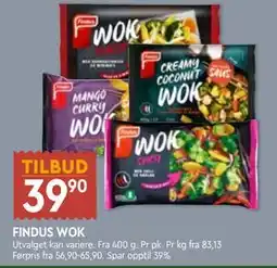 Coop Mega FINDUS WOK tilbud