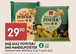 Coop Mega SMÅ GULE POTETER/ SMÅ MANDELPOTETER tilbud