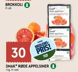 Coop Mega SMAK* RØDE APPELSINER, Medlemspris tilbud