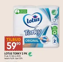 Coop Mega LOTUS TORKY 2 PK tilbud