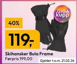 Gigaboks Skihansker Bula Frame tilbud
