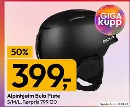 Gigaboks Alpinhjelm Bula Piste tilbud