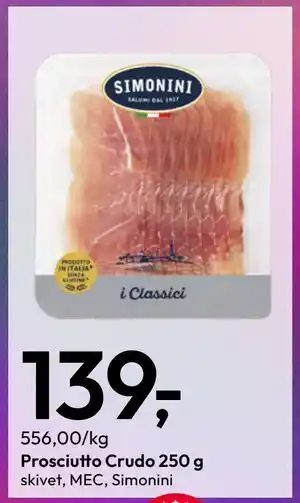 Gigaboks Prosciutto Crudo 250 g tilbud