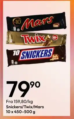 Gigaboks Snickers/Twix/Mars tilbud