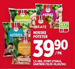 Meny NORSKE POTETER tilbud