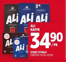 Meny ALI KAFFE tilbud