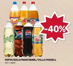 Matkroken PEPSI/SOLO/INGEFÆRØL/VILLA/MOZELL tilbud
