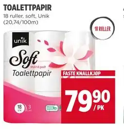 Meny TOALETTPAPIR tilbud