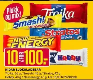 NIDAR SJOKOLADEBAR