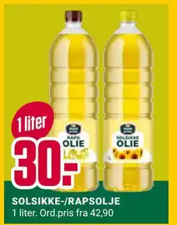 Europris SOLSIKKE-/RAPSOLJE tilbud