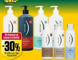 Europris All shampoo og balsam fra Define! tilbud