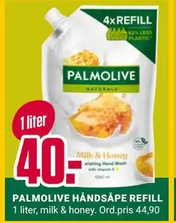 Europris PALMOLIVE HÅNDSÅPE REFILL tilbud
