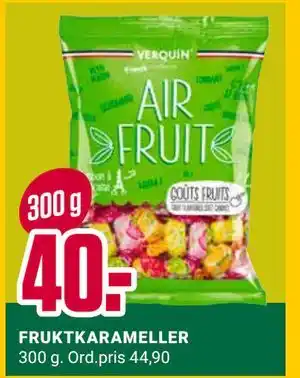 Europris FRUKTKARAMELLER tilbud