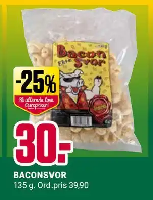 Europris BACONSVOR tilbud