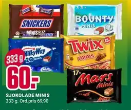 Europris SJOKOLADE MINIS tilbud