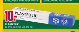 Europris PLASTFOLIE tilbud