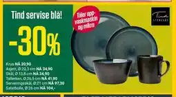 Europris Tind servise blå! tilbud