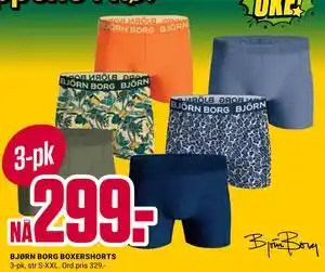 Europris BJØRN BORG BOXERSHORTS tilbud
