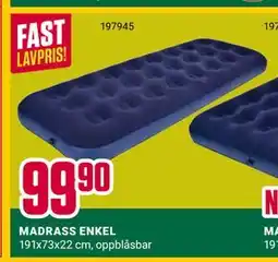 Europris MADRASS ENKEL tilbud
