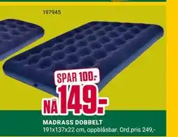 Europris MADRASS DOBBELT tilbud