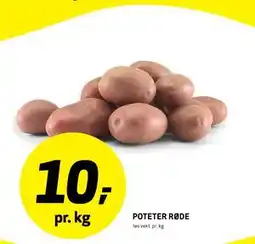 Bunnpris POTETER RØDE tilbud