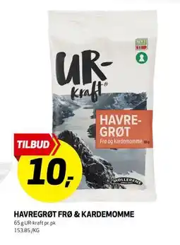 Bunnpris HAVREGRØT FRØ & KARDEMOMME tilbud