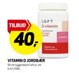 Bunnpris VITAMIN D JORDBÆR tilbud