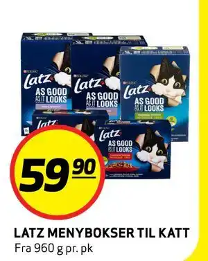 LATZ MENYBOKSER TIL KATT