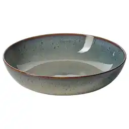 IKEA Gladelig Serveringsbolle, beige-grønn, 30 cm tilbud