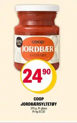 Coop Extra Coop Jordbærsyltetøy tilbud