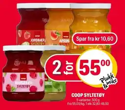 Coop Extra Coop syltetøy tilbud