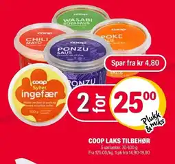 Coop Extra Coop Laks tilbehør tilbud