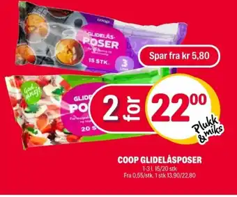 Coop Extra Coop Glidelåsposer tilbud