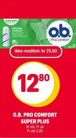 Coop Extra O.B. Pro Comfort super plus tilbud