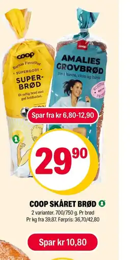 Coop Extra Coop skåret brød tilbud