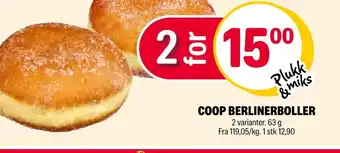 Coop Extra Coop berlinerboller tilbud