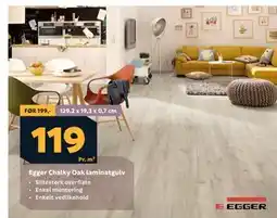 Megaflis Egger Chalky Oak laminatgulv tilbud