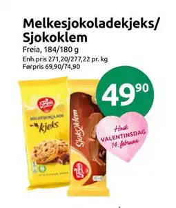 Joker Melkesjokoladekjeks/ Sjokoklem tilbud